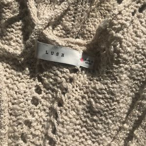 Lush brand cream sweater